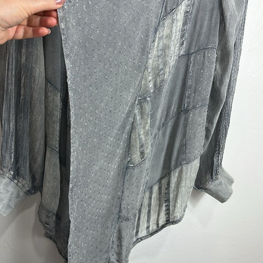 Young Threads Viscose Gray Patchwork Lightweight … - image 2